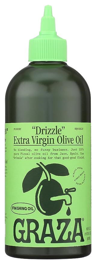 Graza "Drizzle" Extra Virgin Olive Oil. Early Harvest Finishing Oil. Single Farm Spanish EVOO. 16... | Amazon (US)