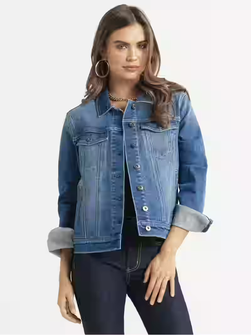 Jessica Simpson Women's Reagan Relaxed Jacket, Sizes XS-XL | Walmart (US)