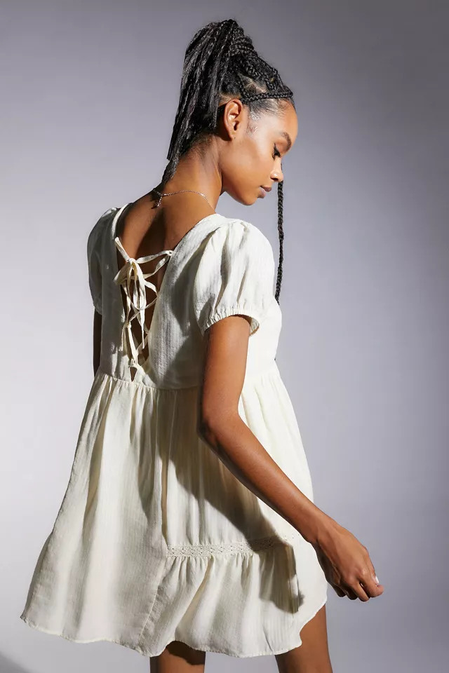 UO Rylan Mini Frock Dress | Urban Outfitters (US and RoW)
