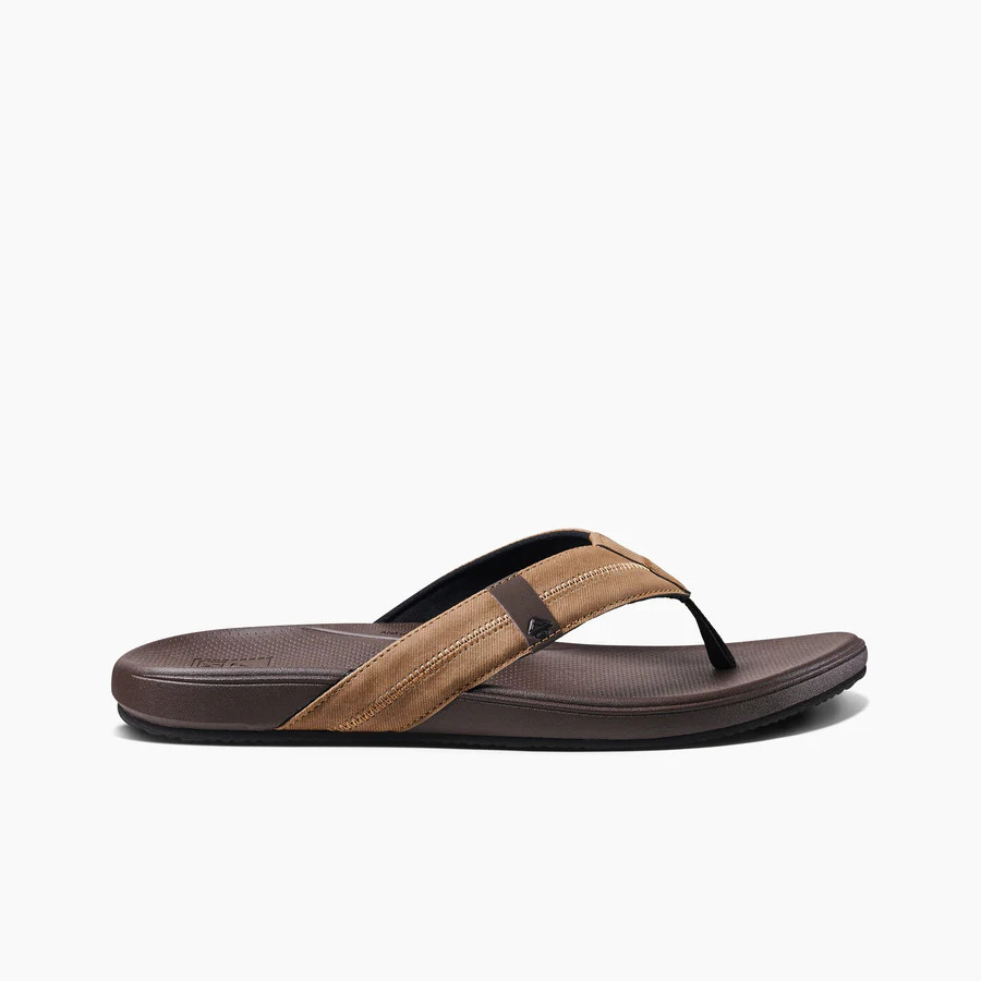 Cushion Phantom 2.0: Men's Padded Thong Flip Flops in Brown/Tan | Reef | REEF