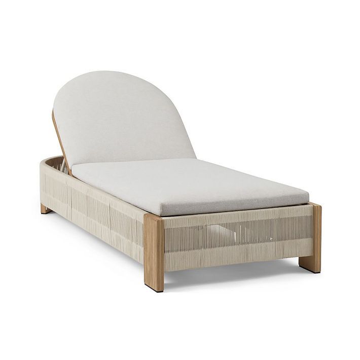 Porto Outdoor Chaise Lounger | West Elm (US)