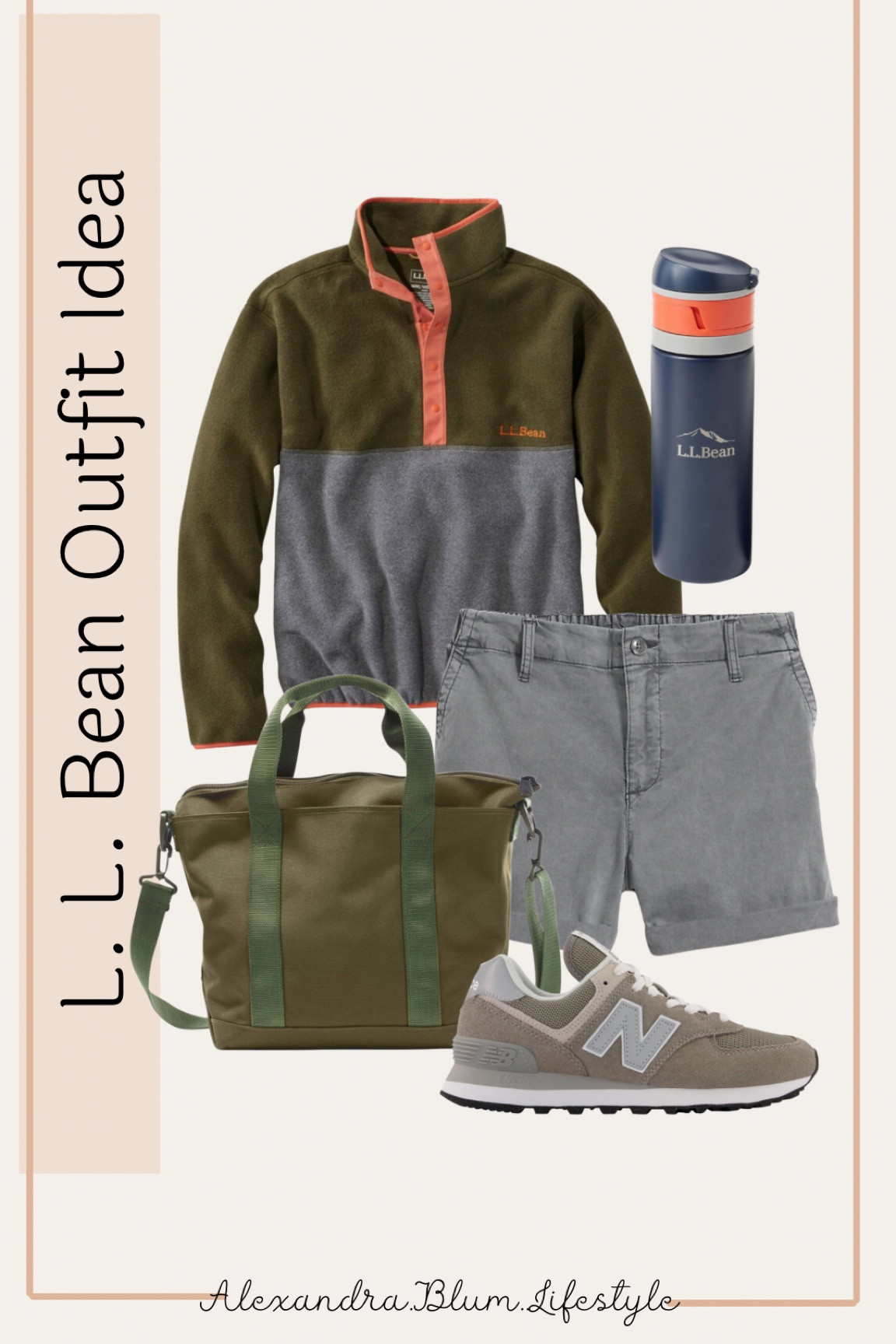 L.L.Bean Pop-Top Insulated Bottle, 14 oz.