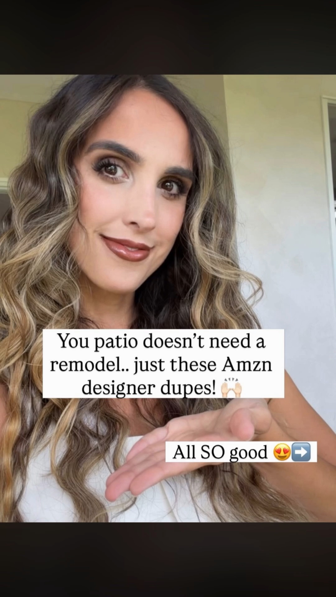 Your patio doesn’t need a remodel. Just these Amazon designer dupes!!!