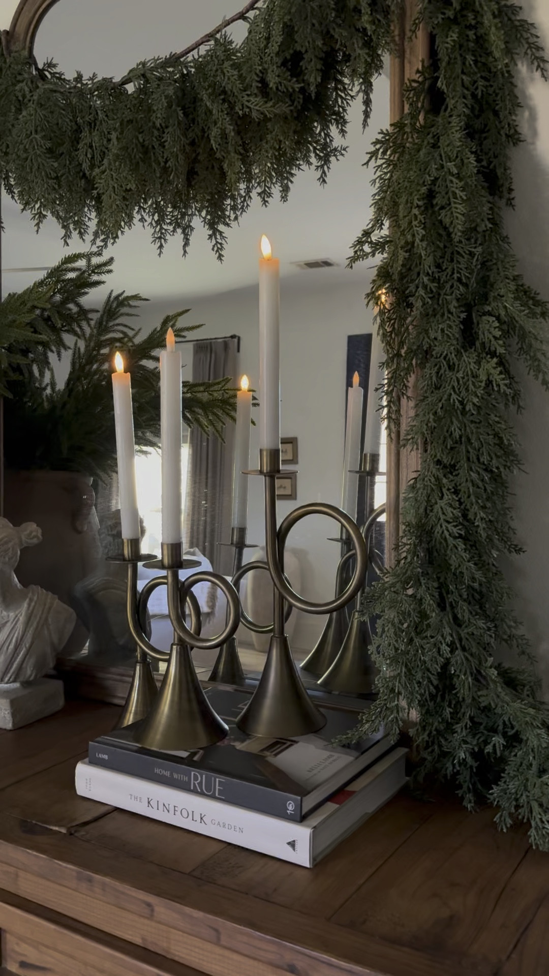 This set of three antique brass trumpet taper candle holders are gorgeous! Currently in stock and on sale!🌲🕯️

#home #homedecor #christmas #christmasdecor #vintage #holidays #sale #candleset #candles

#LTKHoliday #LTKSaleAlert #LTKHome