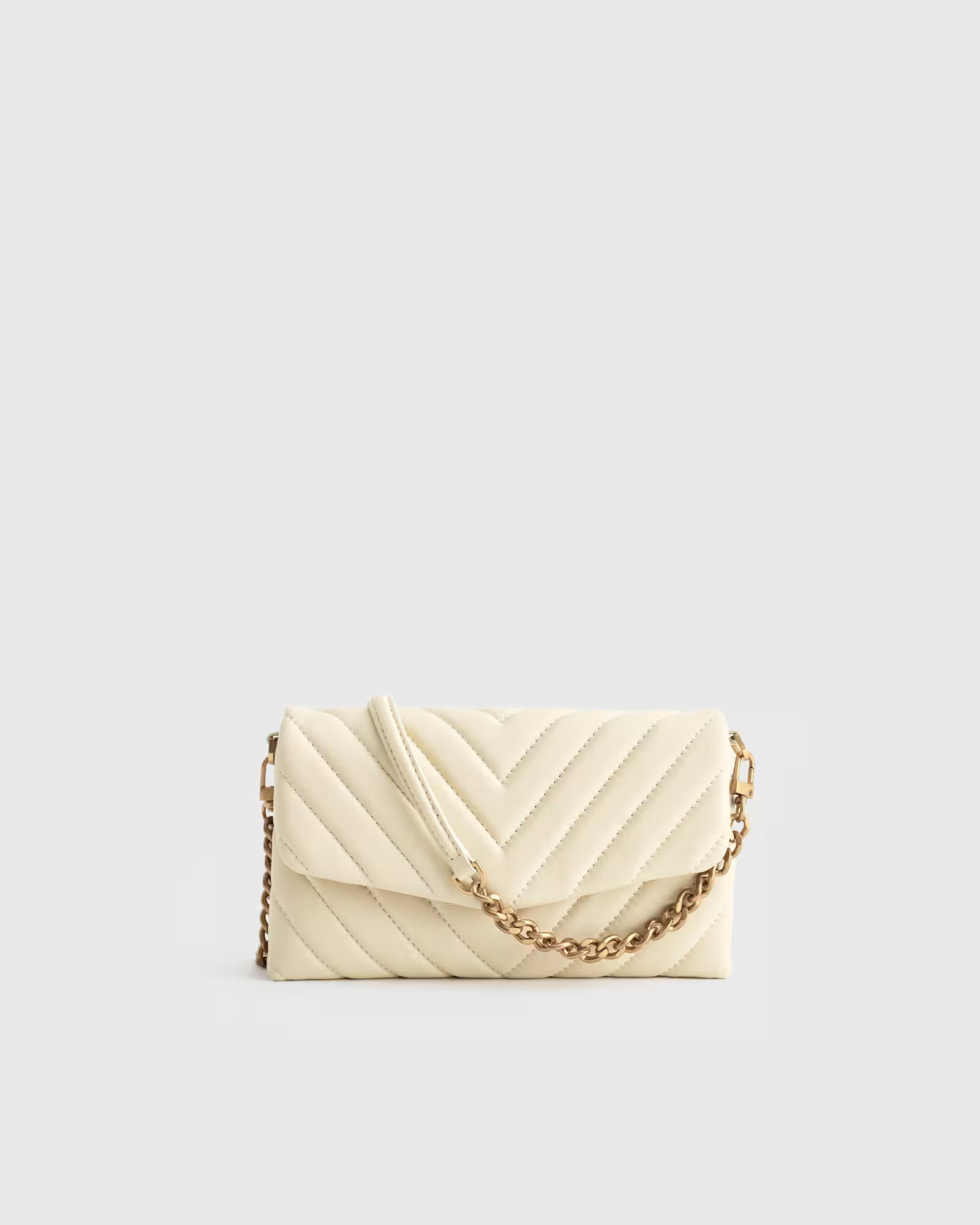 Italian Leather Quilted Wallet Crossbody | Quince