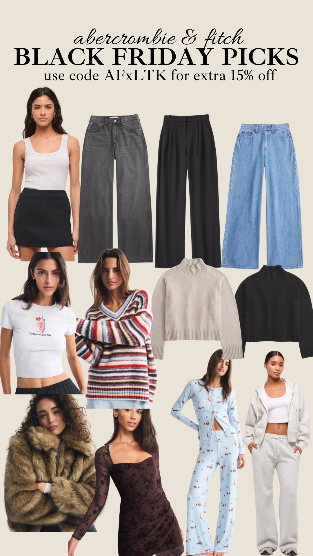 A mixture of staples as well as some gorgeous statement pieces which are going to blend perfectly into your wardrobe - and with an extra 15% off on top of the sale price with code AFXLTK ✨

#LTKCyberWeek #LTKSeasonal #LTKMidsize