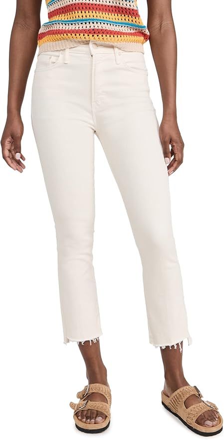 Mother Women's The Insider Crop Step Fray Jeans | Amazon (US)