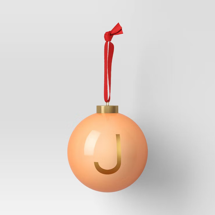 Plastic Monogram Tree Ornament - Opalhouse™ | Target