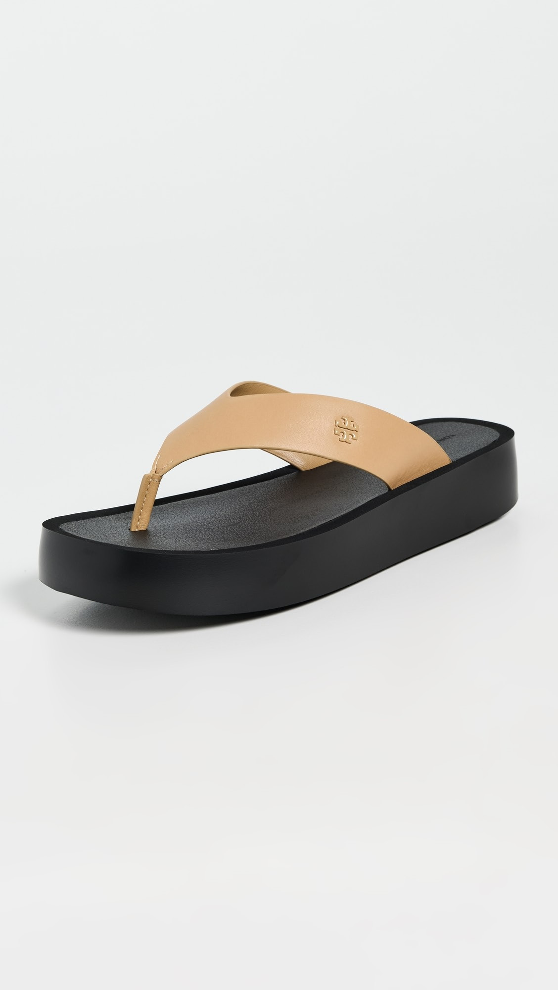Tory Burch Leather Platform Flip Flops | Shopbop | Shopbop