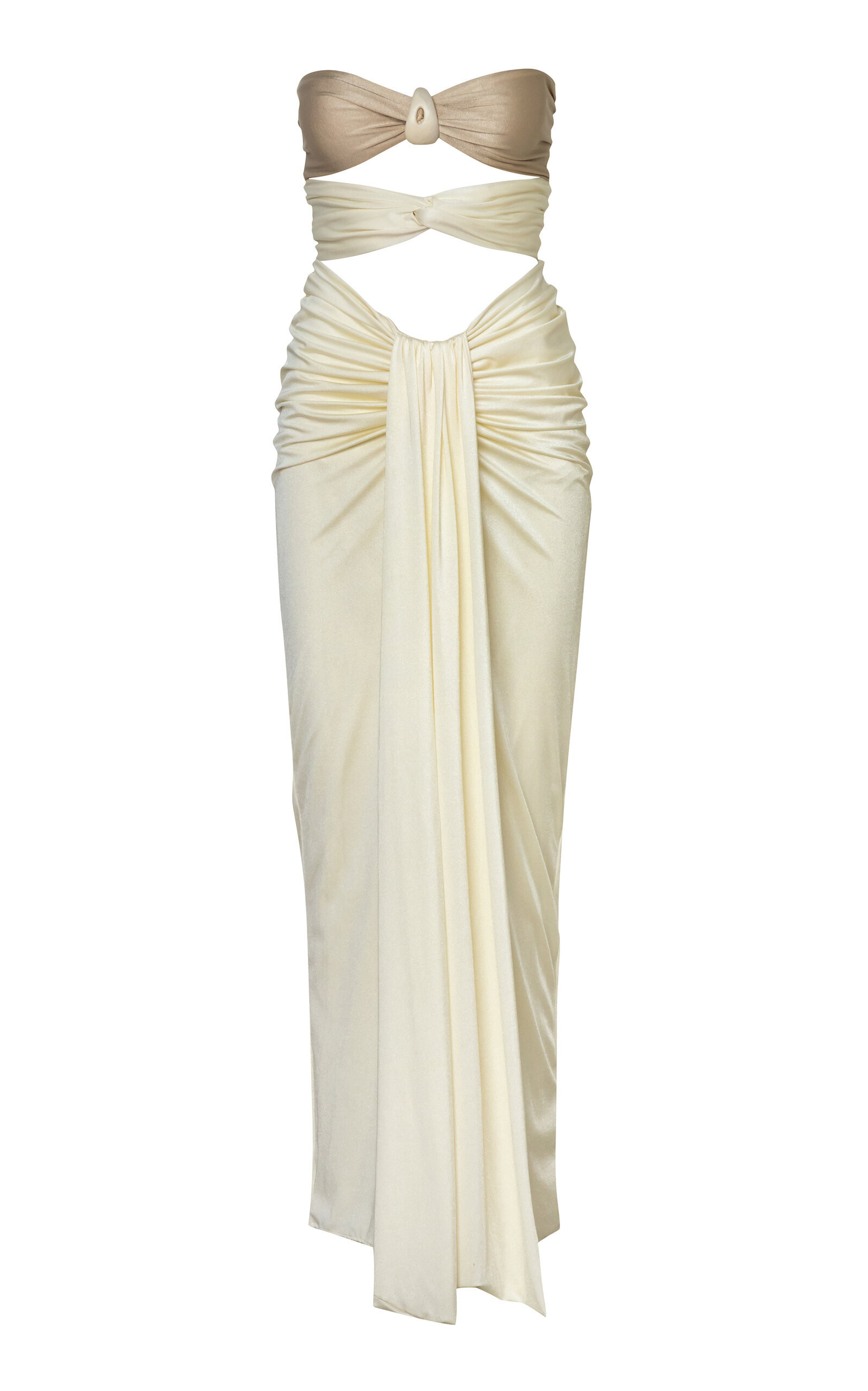 Baobab - Giselle Cutout Maxi Dress - Ivory - S - Moda Operandi | Moda Operandi (Global)