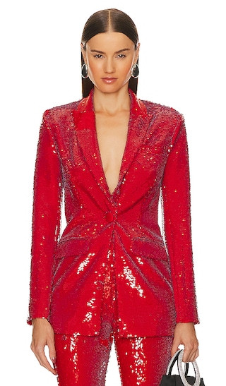 x REVOLVE Harlow Blazer in Red | Revolve Clothing (Global)