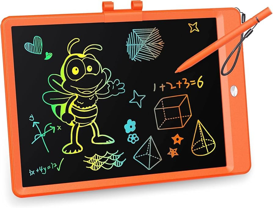 KOKODI LCD Writing Tablet, 10 Inch Colorful Doodle Board Drawing Tablet, Erasable Reusable Electr... | Amazon (US)