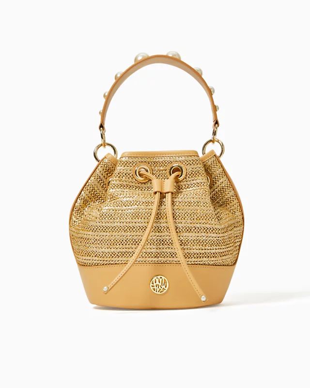 Arly Straw Bucket Bag | Lilly Pulitzer | Lilly Pulitzer