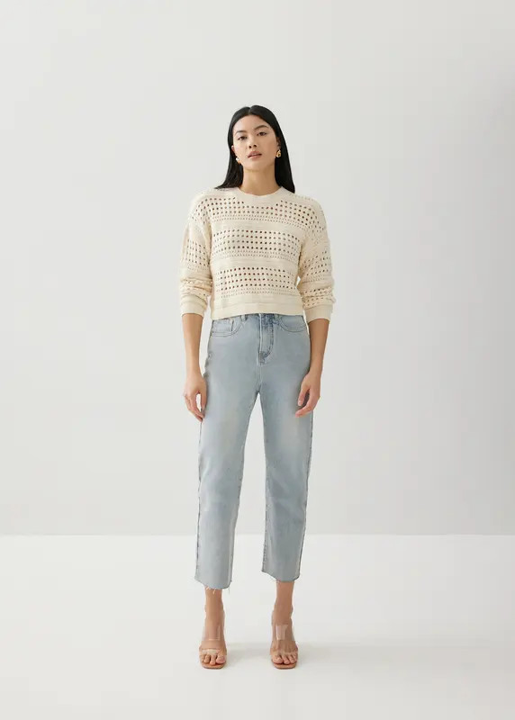 Kelsie Openwork Knit Jumper | Love, Bonito USA