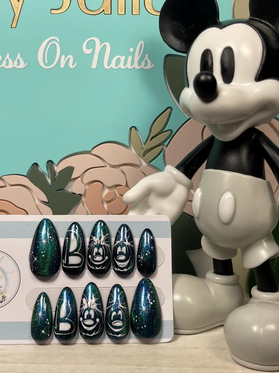 BOO - Gel Press on Nails - Set of 10 Halloween Disney inspired Nails - Made to Order  - Disney Ho... | Etsy (US)