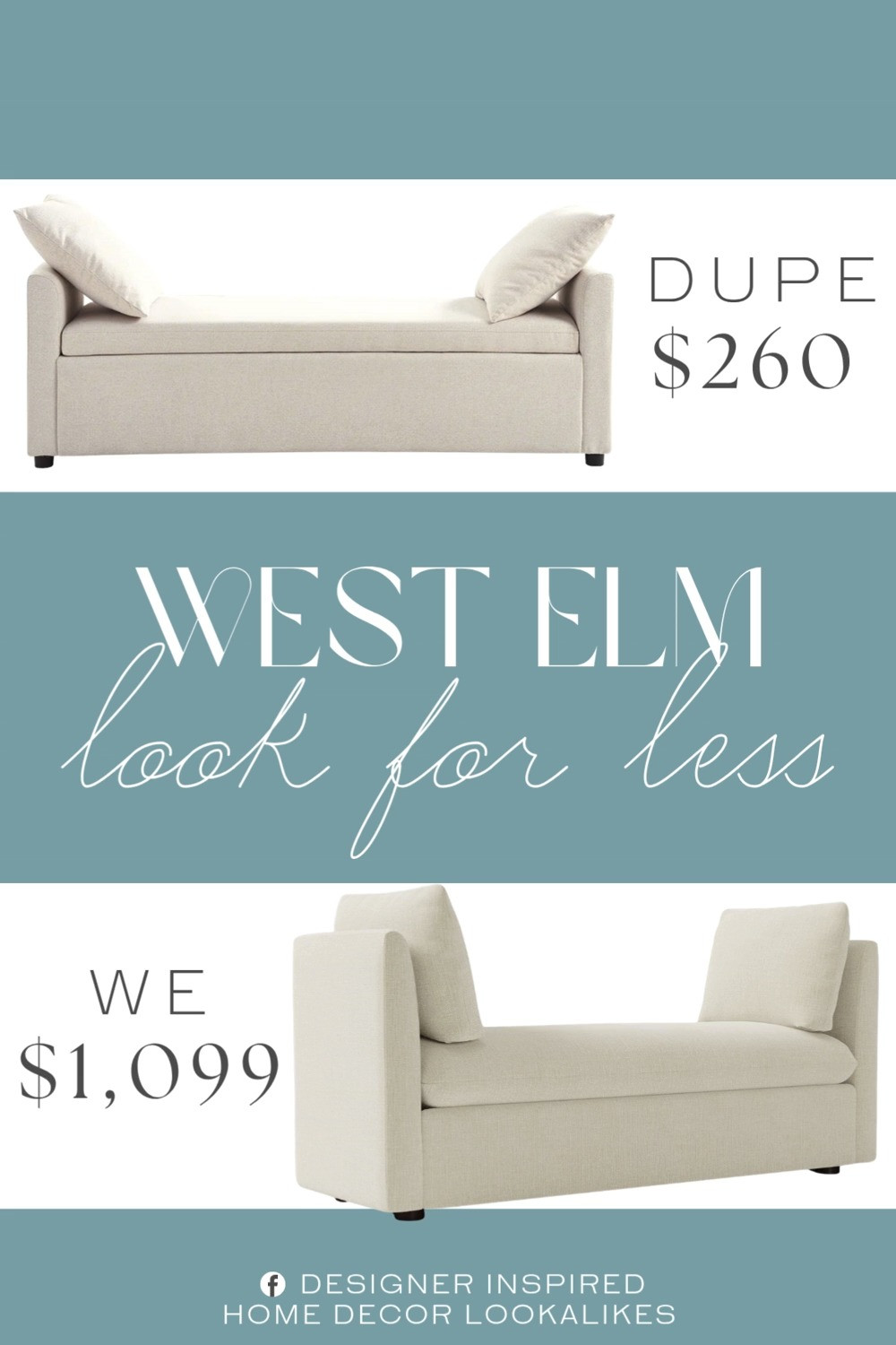 Inspired by West Elm Bench. Mid-Century Modern Bench. Scandinavian Storage Bench. Sleek Neutral Bench. Entryway Storage Bench. Bouclé Storage Bench. Modern Minimal Bench. Living Room Accent Bench. Bedroom Seating Bench. Affordable Modern Bench. 

Home more affordable option find copy cat similar look for less budget friendly affordable cheap cheaper beautiful pretty. Clearance sale coupon code discount code promo code luxury lookalike look a like Inspo inspiration inspired by idea ideas Love like these? I share multiple every day in my FB group.
#westelminspired #bench #storagebench #modernbench #upholsteredbench #entrywaybench #furniturefinds #accentbench 

 #LTKHome