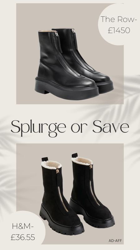 Splurge or Save 🖤
The Row zip boots 🖤

#LTKshoecrush #LTKsalealert #LTKSeasonal