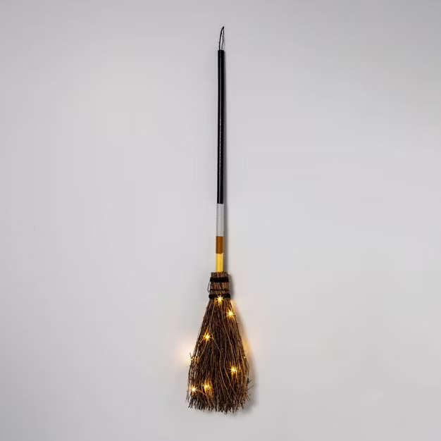 Harvest Broom with LED Lights Decorative Prop - Hyde & EEK! Boutique™ | Target