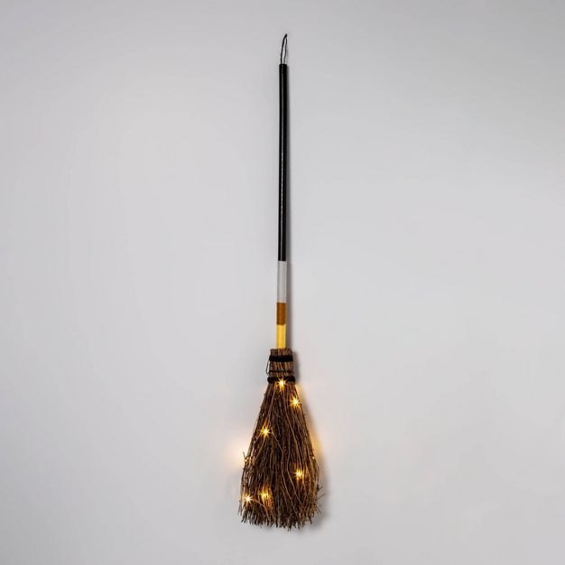 Harvest Broom with LED Lights Decorative Prop - Hyde & EEK! Boutique™ | Target