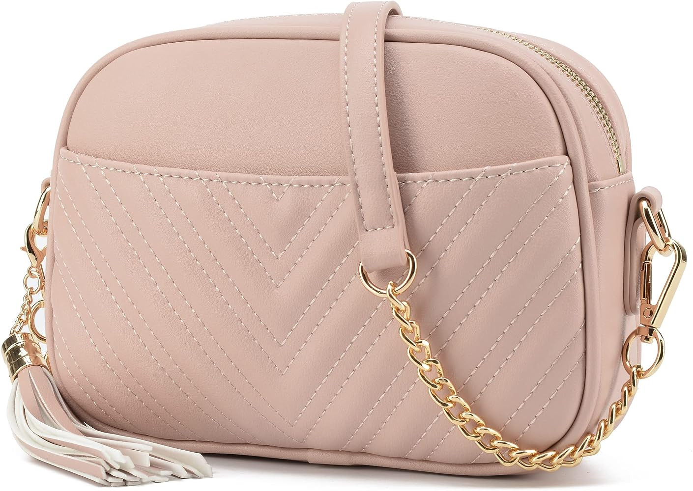 lola mae Quilted Crossbody Bag, Trendy Design Shoulder Purse | Amazon (US)