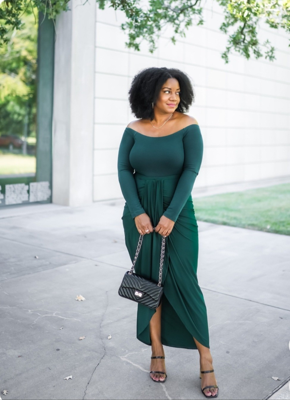 Love this off shoulder top paired with this wrap skirt! This skirt is soflattering that 1 have it in 3 colors. Pairing it with the samecolor too makes it look like a dress! Perfect for dinner, datenight, or a wedding! Both the top and the skirt are TTS.

Exact skirt is out of stock, so I linked a similar one. 

maxi dress / wedding guest dress / formal dress / green maxi dress / holiday dress / fall dress / long sleeve dress / draped skirt / elegant dress / party dress / special occasion dress / cocktail dress /BodyCon dress / fitted dress / off shoulder maxi / strappy heels / black quilted bag / chain strap bag / jewel tone dress / winter formal / date night dress / gala dress / evening wear / plus size dress / curvy fashion / formal event outfit / bridesmaids dress / black tie optional

#LTKHoliday #LTKSeasonal #LTKMidsize