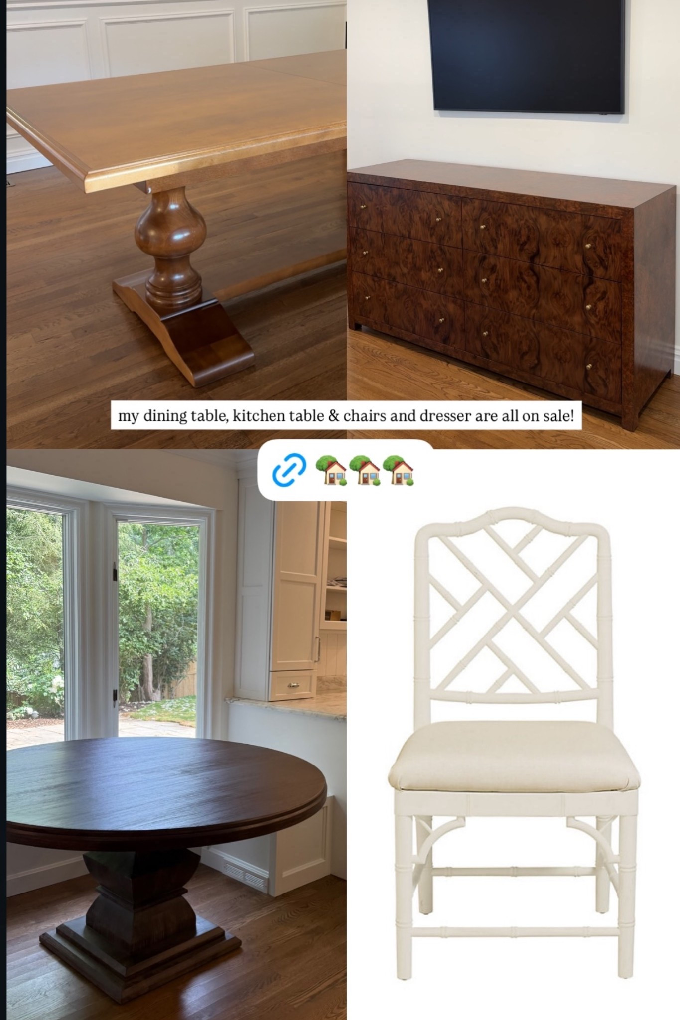 Ballard Black Friday sale! 
Dining room table 
Dresser 
Kitchen table 
Kitchen chairs 
Dining chairs 

Maxine 6 Drawer Dresser
Casa Florentina Tarvine Double
Andrews Pedestal Dining Table
Dayna Side Chairs


#LTKCyberWeek #LTKHoliday #LTKHome