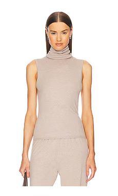 Helsa Faye Knit Top in Taupe from Revolve.com | Revolve Clothing (Global)
