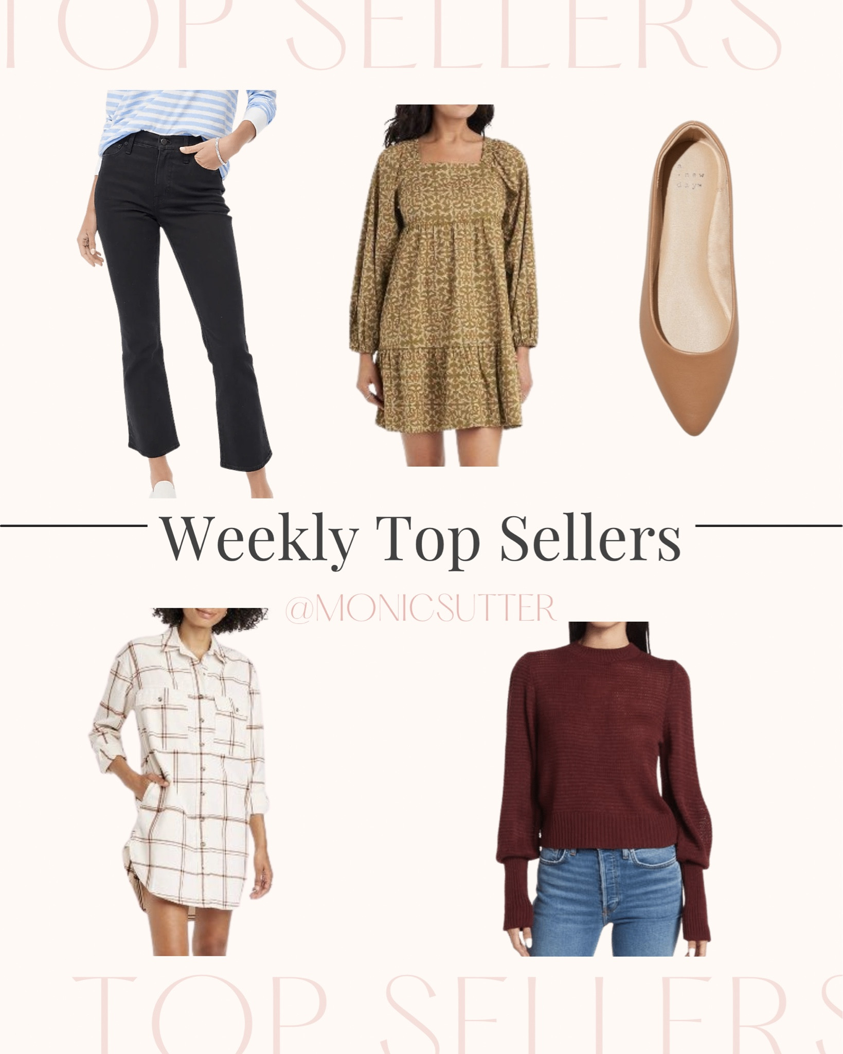 Best sellers this week 

#LTKSeasonal #LTKunder100 #LTKshoecrush