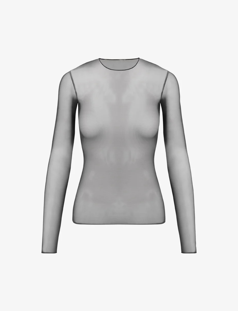 Chic Mesh Long Sleeve Tee | Commando®