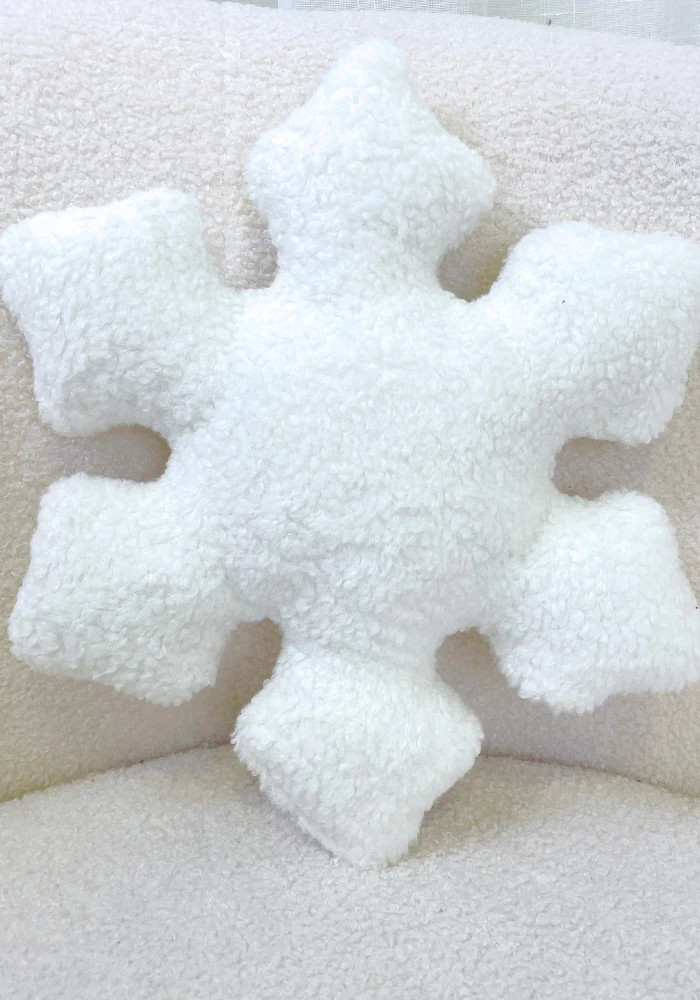 3D Snowflake Pillow Pre Order 11-6 | The Styled Collection