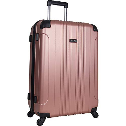 Kenneth Cole REACTION Out of Bounds Lightweight Hardshell 4-Wheel Spinner Luggage, Rose Gold, 28-Inch Checked | Amazon (US)