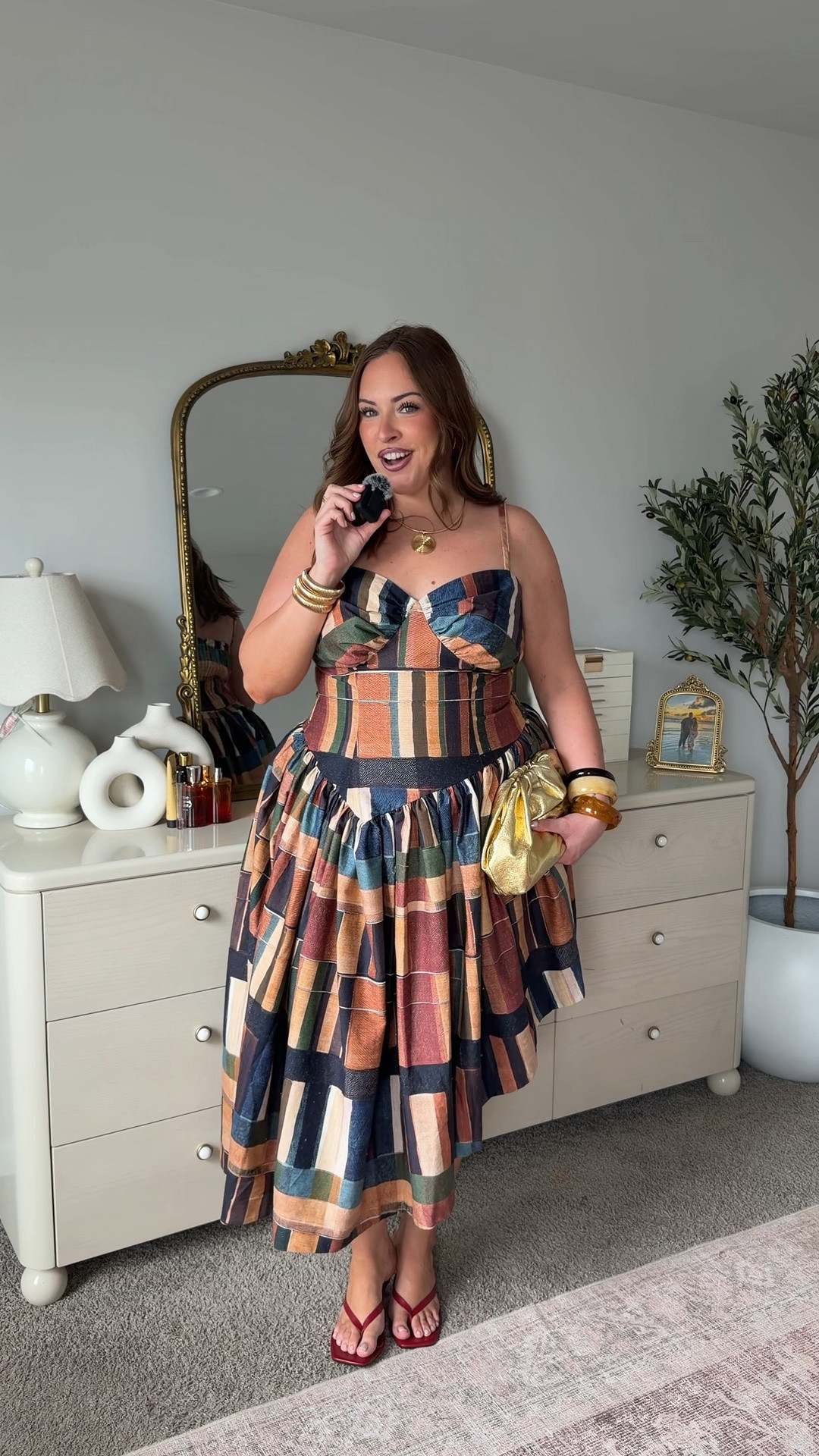 Wearing a size 14/16 in this beautiful, drop waist dress!

#LTKPlusSize #LTKMidsize #LTKWedding