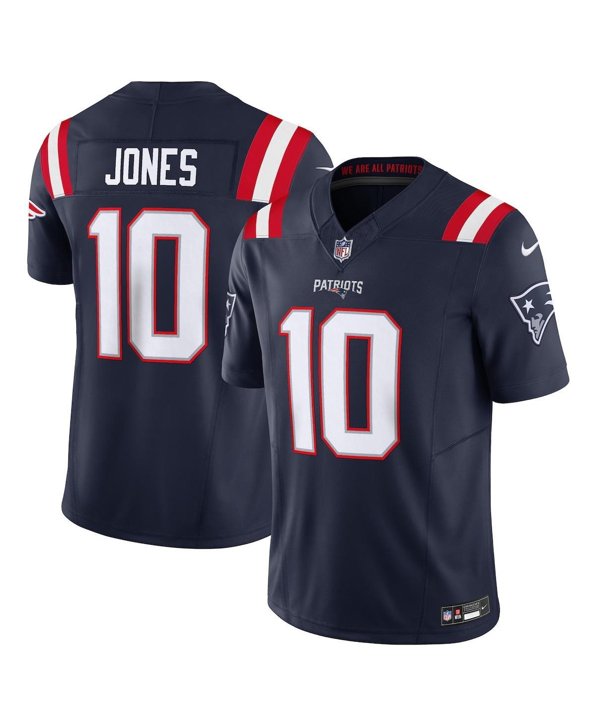 Nike Men's Mac Jones Navy New England Patriots Vapor F.u.s.e. Limited Jersey - Clg Ny/pat | Macy's