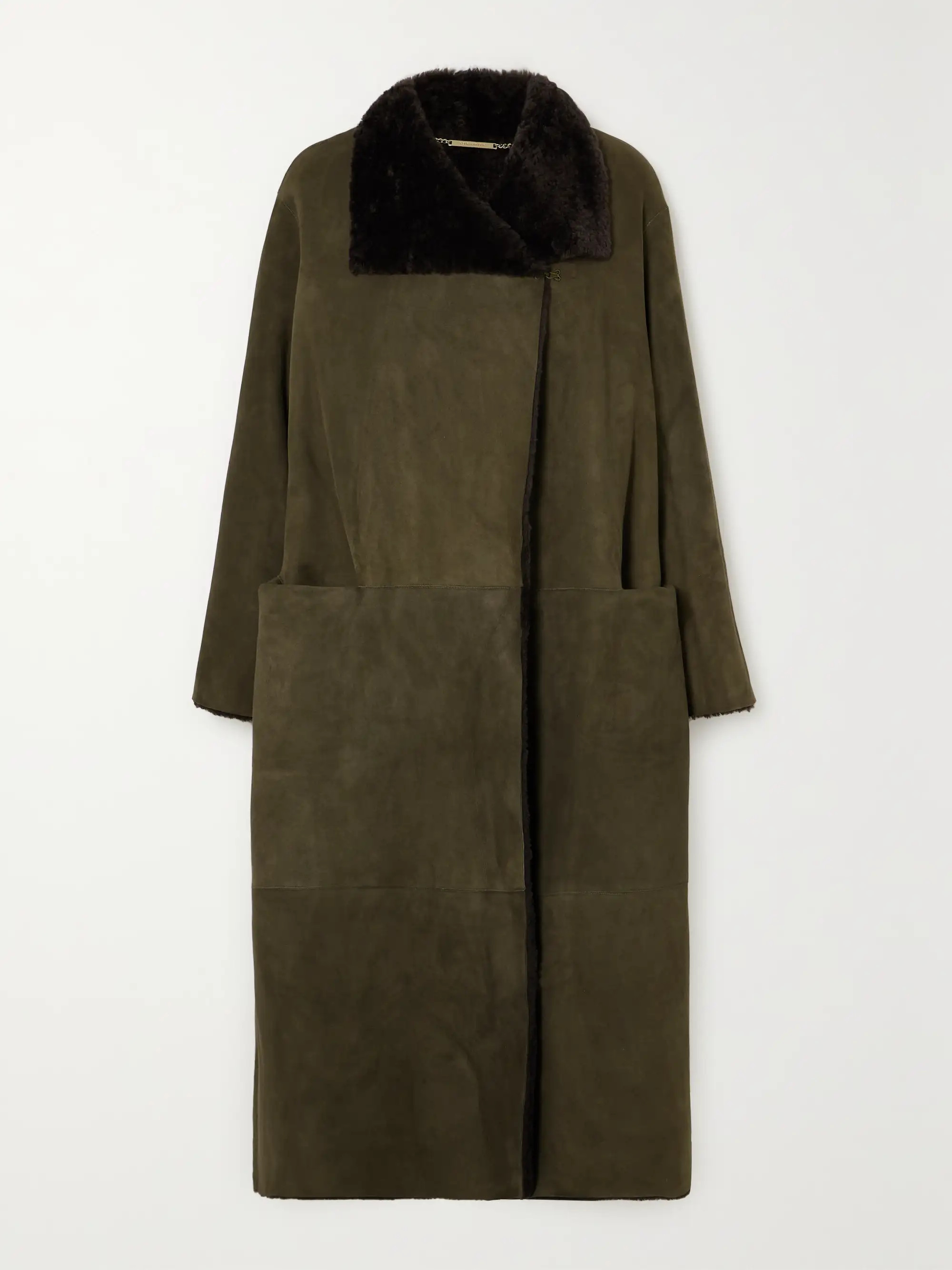 + NET SUSTAIN Birthday reversible shearling coat | NET-A-PORTER (US)