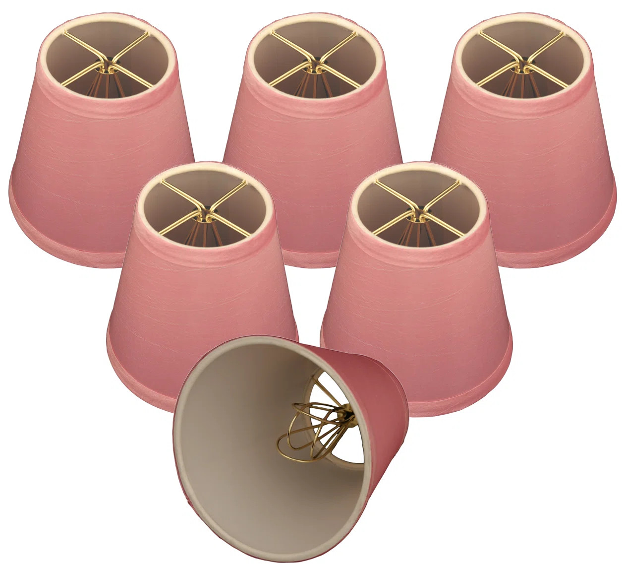 4.5" H Silk/Shantung Empire Lamp Shade (Set of 6) | Wayfair North America