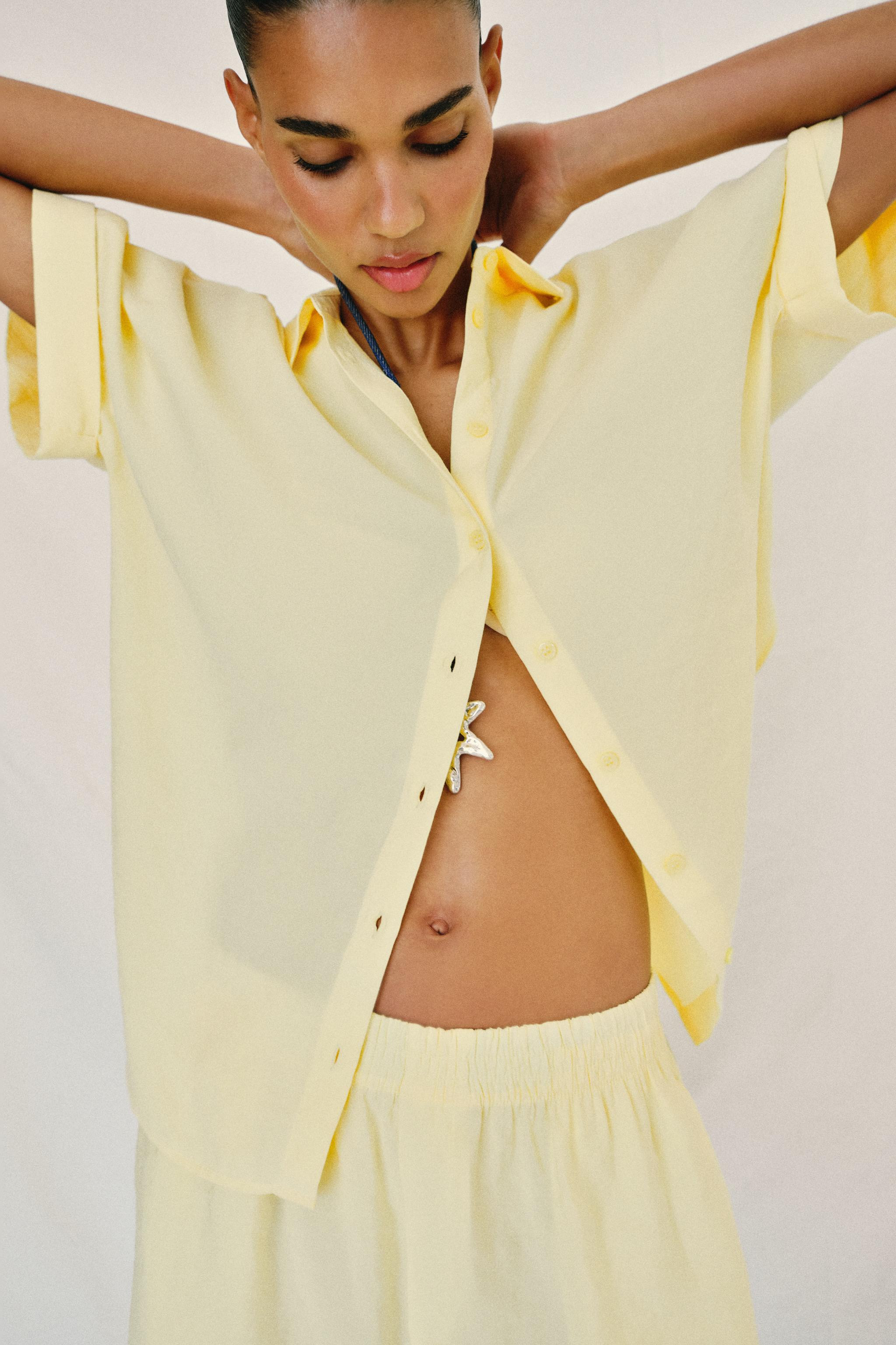 FLOWY SHORTS WITH ELASTIC WAIST | Zara US