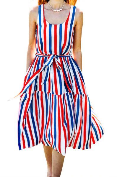 American Summer Striped Dress | Kiel James Patrick