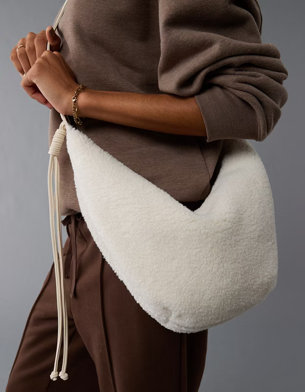 AE Sherpa Crescent Bag | American Eagle Outfitters (US & CA)