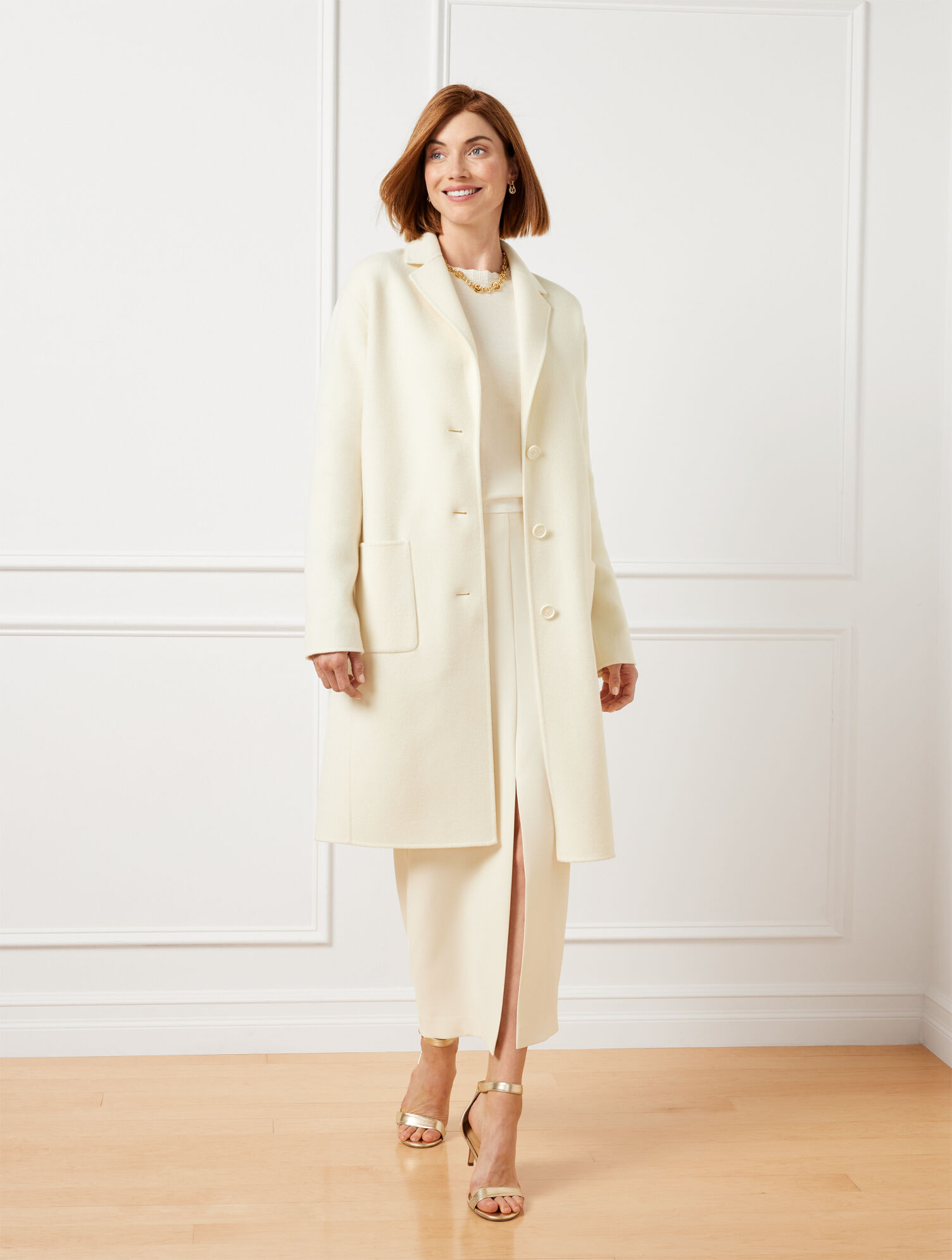 Double Face Wool Blend Duster | Talbots