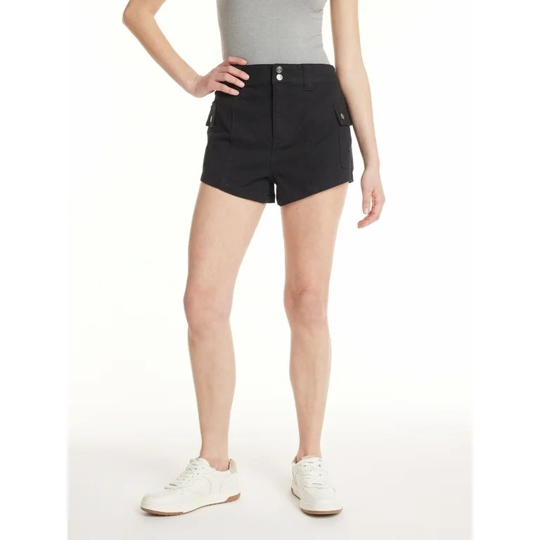 Madden NYC Juniors' Double Button Cargo Shorts, 2.75" Inseam, Sizes XS-3XL | Walmart (US)