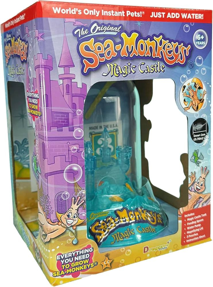 Sea-Monkeys® Magic Castle - World's Only Instant Pets® - Ages 6+ (Pack of 1) | Amazon (US)