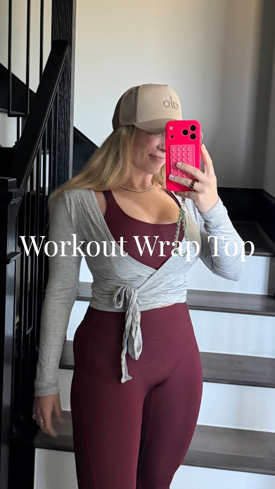 Love this wrap to wear from gym to errands with a workout // sports bra set! 🤌🏼 too good!! 

#LTKootd #LTKActive #LTKmomlife