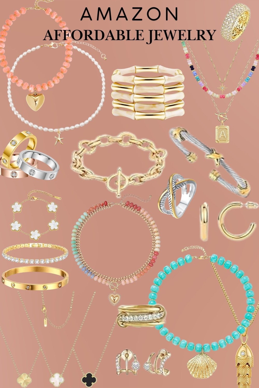 Amazon affordable jewelry that looks like it costs SO much more and I want every single piece!! 
💛🤍🩵 

Designer inspired, trend forward and all under $30!! Your jewelry collection is about to get a serious UPGRADE!!

Build your entire jewelry collection from Amazon and no one will ever know the difference!! 

Everything is linked in my LTK — tap below to shop and save this post because Prime Days start June 23rd!! 👇🏻🔗 💛







#Amazon jewelry #affordable jewelry #Amazon style #Amazon finds #Amazon must haves #affordable jewelry #affordable luxury #designer look alike #designer inspired #the look for less #Cartier inspired #david yurman inspired #beaded necklace #turquoise jewelry #multicolor jewelry #diamond tennis bracelet #cable twist bracelet #huggieearirngs #gold hoops #jewelry stack #bracelet stack #layered necklace #vacationjewelry #summer style #over40fashion #momstyle #giftideas #giftsforher #giftsunder30 #LTKfinds #LTKFindsUnder50 #LTKstyletip #LTKGiftGuide #LTKjewelry

#LTKOver40 #LTKSeasonal #LTKSaleAlert #LTKOver40 #LTKWedding #LTKSeasonal #LTKSaleAlert #LTKBeauty