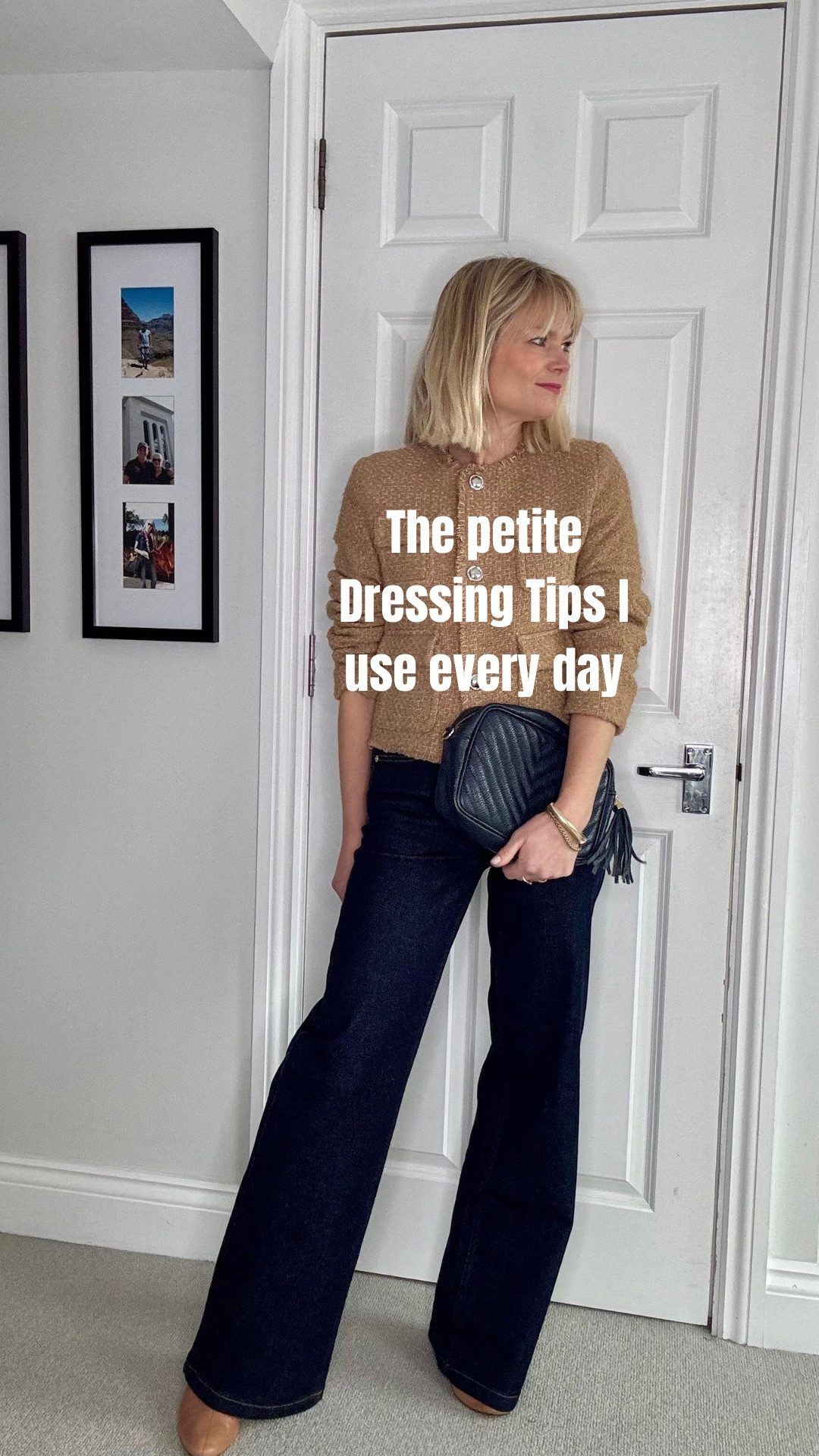 The petite dressing tips I use every day as someone who is 5ft 2… but I also use these many of these with my clients irrespective of stature 

One to save and share 📌📌📌

🌸 Show off your wrists. Also makes your legs look longer - I’ve done reels on this previously if you don’t believe me! 

🌸 If not wearing a full length trousers then show off those ankles. Wrists and ankles are the neatest part of you so it works well to have them on display. 

🌸 Footwear - colour match to your trousers/tights/skin  to avoid breaking up your silhouette. I also wear a flatform trainer for some extra inches! 

🌸 Colour - the goal is not to break up your frame into lots of different blocks rather use colour strategically to lengthen. Wearing head to toe or dressing tonally is ideal for this. Or you can create a column of colour with a different colour jacket/coat

🌸 volume - wearing lots of volume can swamp you if you’re petite so be careful about how and wear you place it. I try to stick to keeping it one area only but do still play around with proportions and experiment to create different looks 

🌸 Think vertical - vertical stripes/details/v necklines/buttons/jackets work open etc. as this will lengthen. 

As ever these are guidelines and the main goal is to wear what you love and makes you feel good. 

I’ve also re posted on stories a reel I did on petite dressing myths. 

Printed blouses, indigo jeans and barrel jeans, slogan tee all @wardrobe44_shop Ad Quote CLAIRE10 for your 10% discount see stories for links 

Trainers @marte.uk see stories for links 
Black trs @elevenloves.co.uk 
Blue button detail knits @bricksandstitches 
Bags @ameliaroseaccessories 
Belt @lovepinkroseuk 
Necklace @clea_silk 

For the rest see my LTK for links to current and alternatives as many pieces are old  

#LTKuk #LTKstyletip #LTKpetite