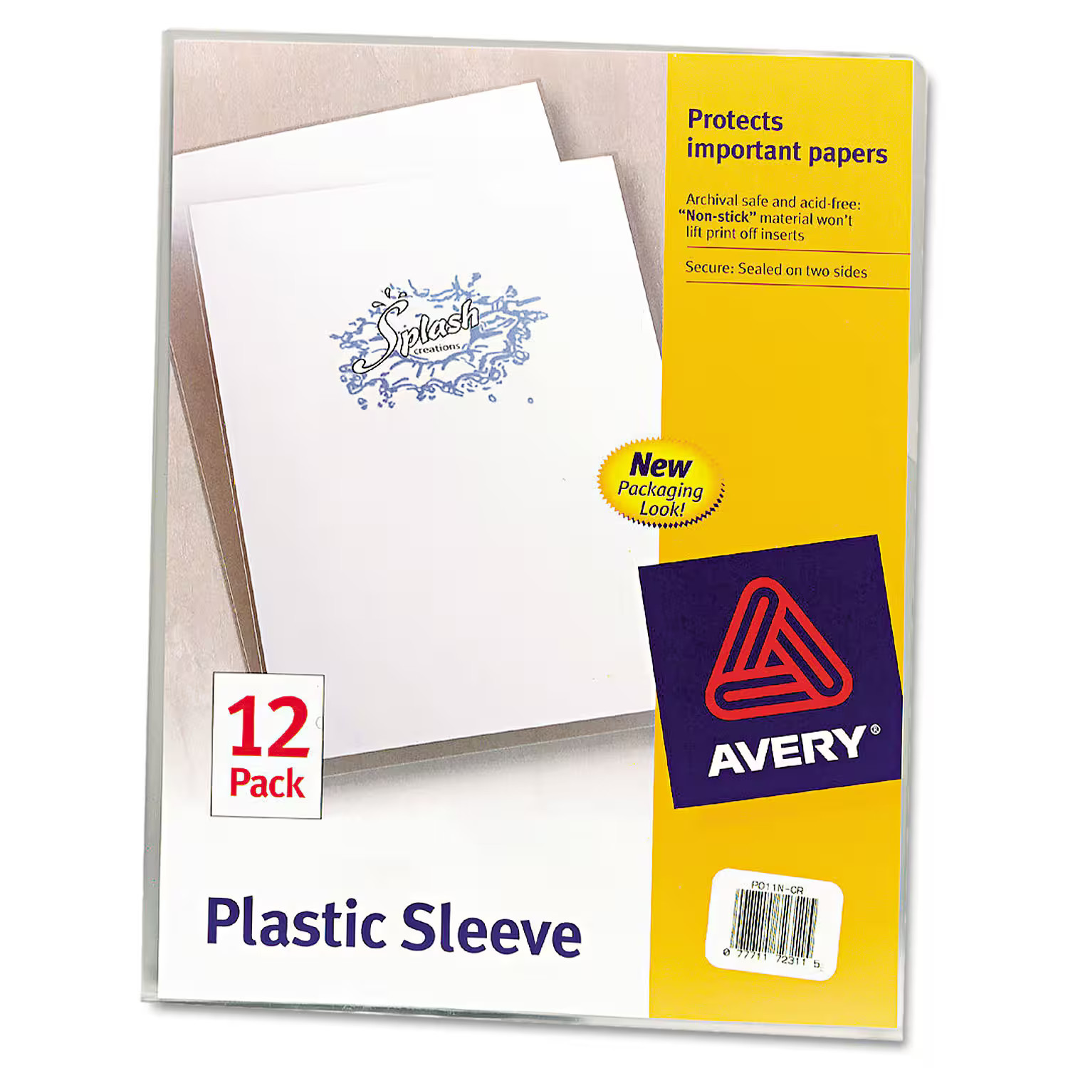 Avery - Clear Plastic Sleeves, Letter Size, Clear, 12/pack | Best Buy U.S.