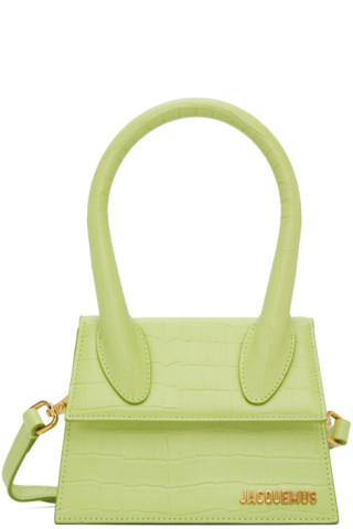 Jacquemus - Green La Montagne 'Le Chiquito Moyen' Bag | SSENSE