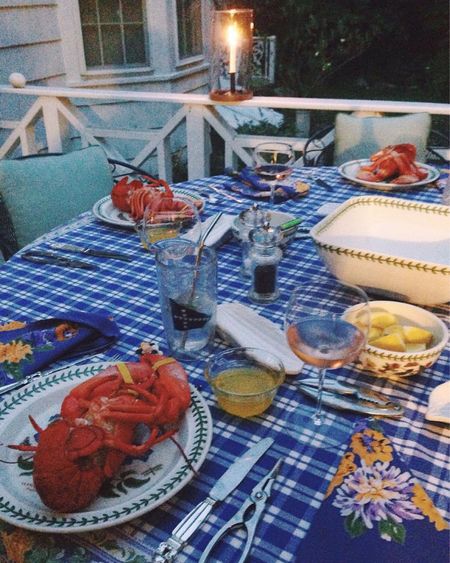 To me, summer has always meant lazy days, spending time with friends, and of course lobster! Some of my favorite summer memories were formed right here where we live now, a place that’s been special to me since childhood. The dinner pictured here was hosted by the parents of my two best friends and it was an evening I will never forget. It was a special night I’d love to recreate for myself one day!

Entertaining friends is one of the things on this year’s summer to-do list, an exercise I do every year to ensure I live life in the moment and embrace all the things that make the season so special. 

#entertaining #dinnerparty

#LTKParties #LTKHome #LTKFindsUnder50