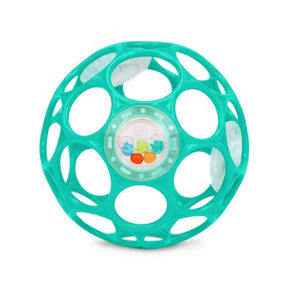 Oball Toy Ball Rattle - Teal: BPA-Free, Easy To Grip, Fine Motor Skills | Target