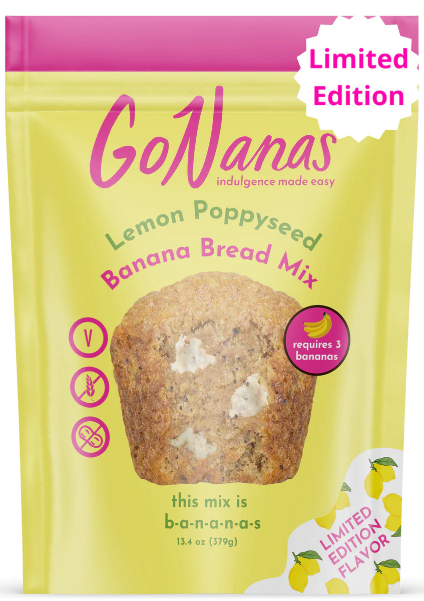 Lemon Poppyseed Banana Bread Mix | GoNanas