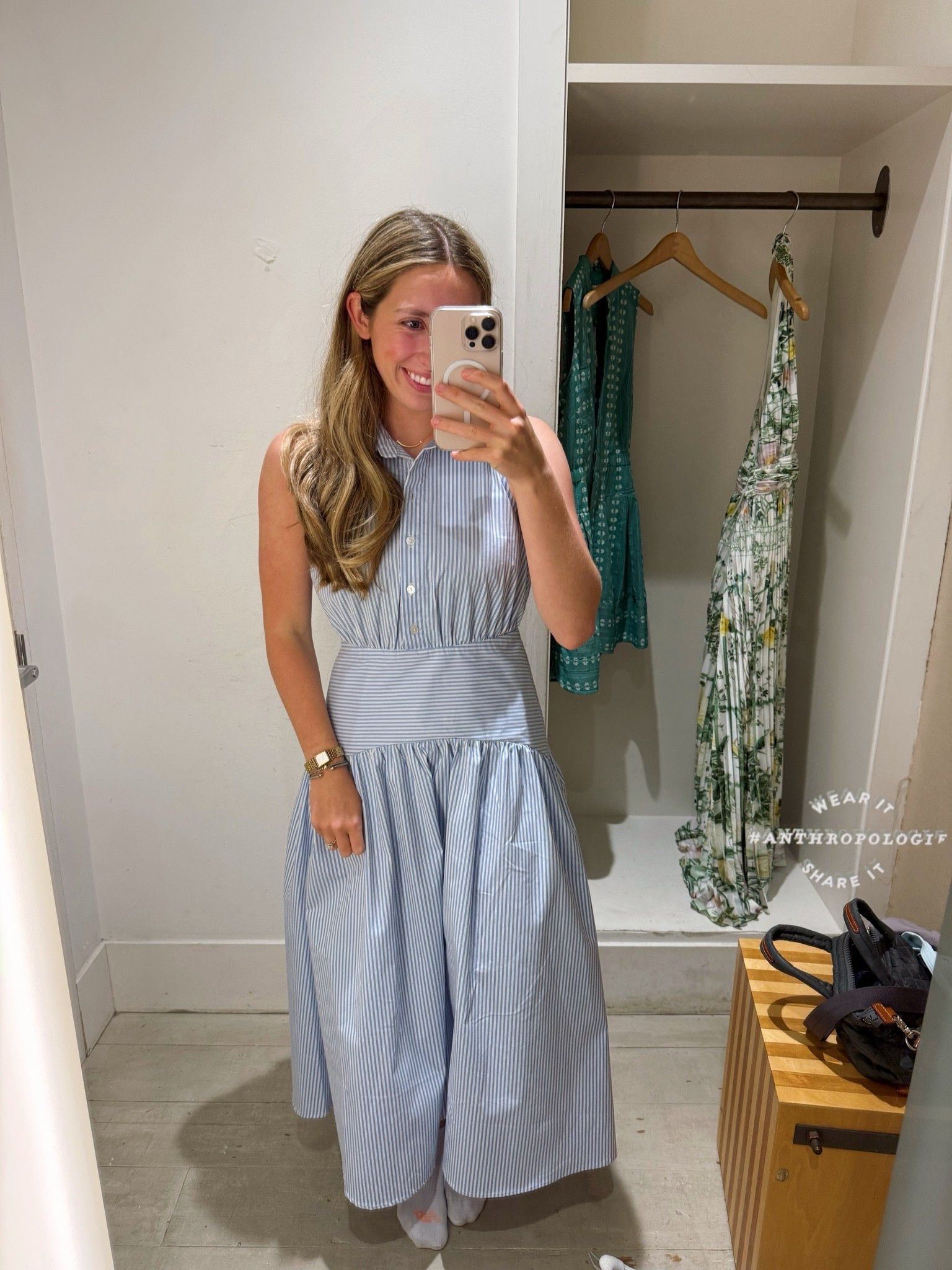 Popped into Anthropologie to try on some dresses and this dress is fabulous - wearing a S

#LTKootd #LTKgrwm
